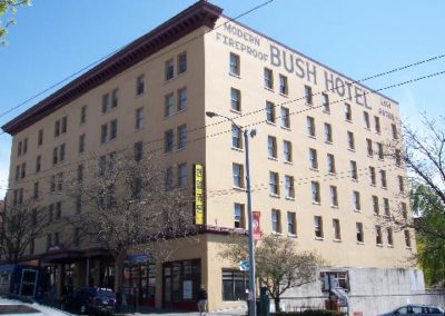 <p class="title">Bush Hotel Interior Remodel</p><p class="address">Seattle Chinatown International District Preservation and Development Authority | 409 Maynard Avenue South</p>