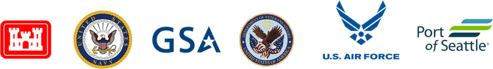 Government and organization logos Western Washington MJ Takisaki best general contractor Spokane and Idaho 
